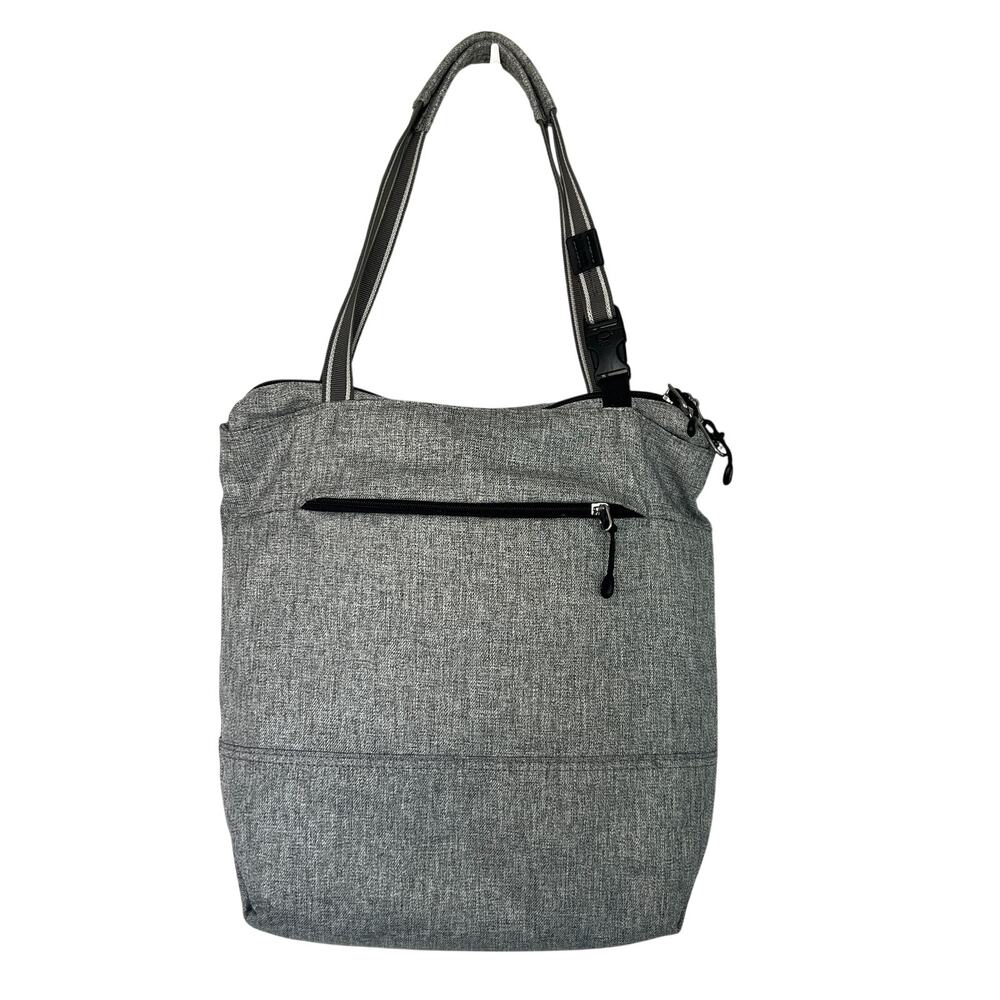 Pacsafe Gray Slingsafe Tote Bag LX200 Zippered RFID Safe Travel Laptop Tablet